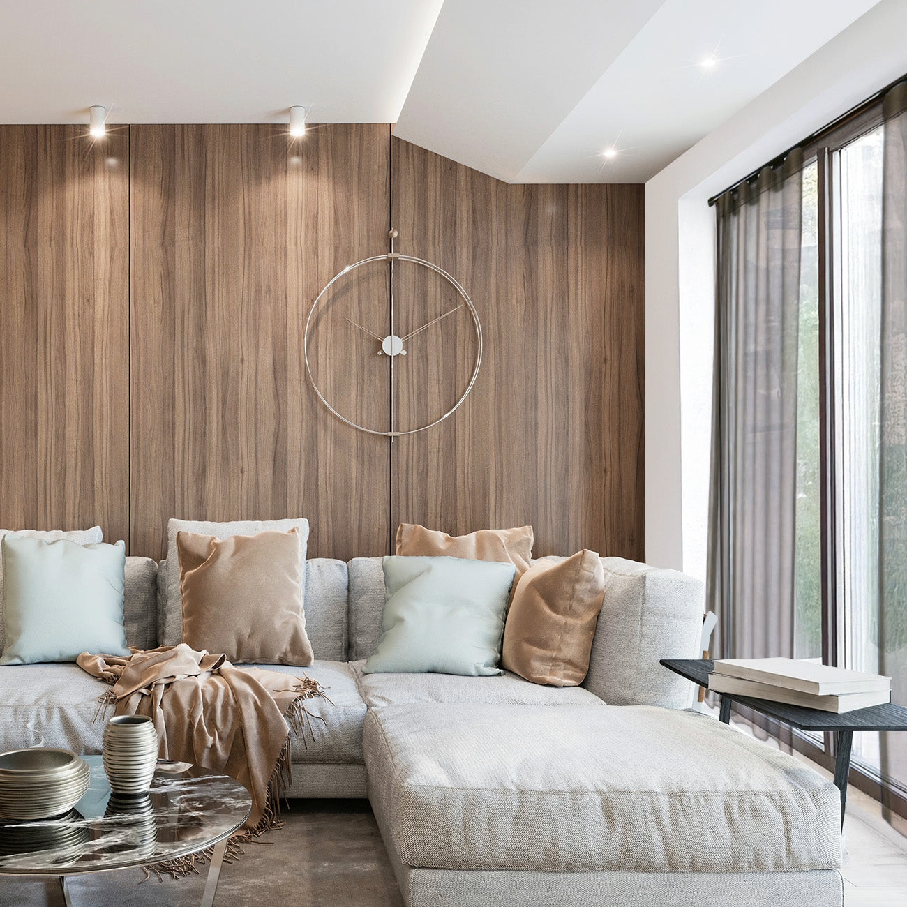 電動藝術軌道窗紗組