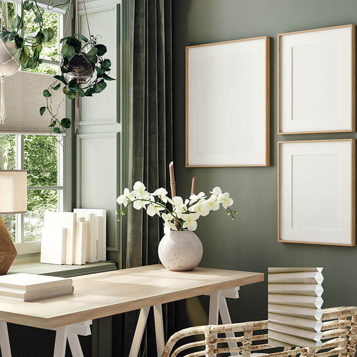 米色手提上下開合半透光蜂巢簾 (Fawn)