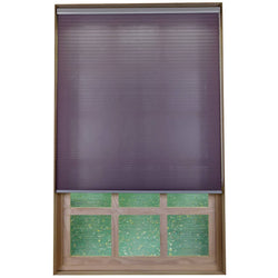 藍紫電動標準型紗蜂巢簾 (Royal Purple)