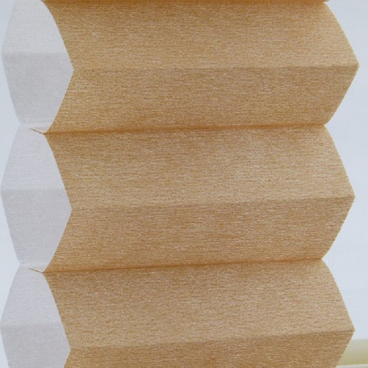 赭色標準型手提半透光蜂巢簾 (Ocher)