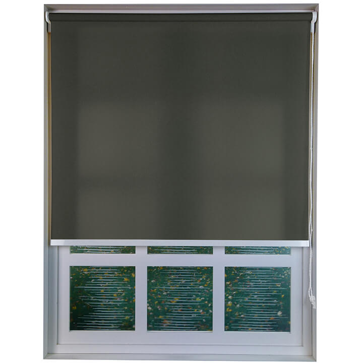 簡約透光暗灰捲簾 (Skive - Dim Grey)