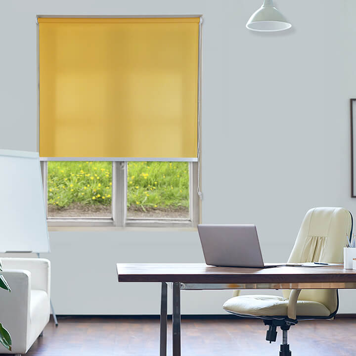 簡約透光蜂蜜捲簾 (Skive - Honey)