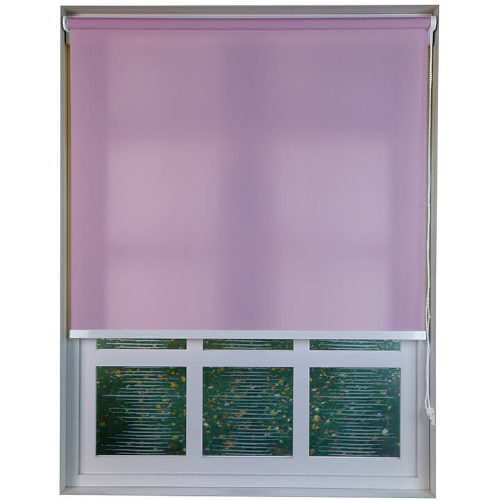 簡約透光紫丁香電動捲簾 (Skive - Lilac)