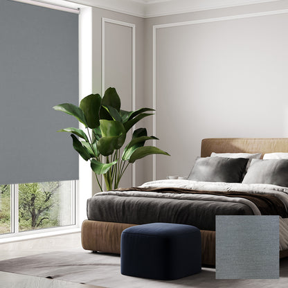 Floda 手動遮光捲簾鐵礦灰 (Graphite Grey)