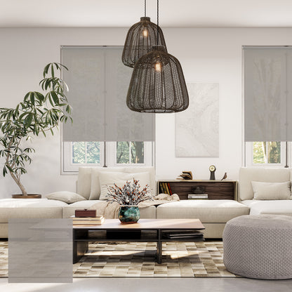 Lomma 手動紗捲簾 亞麻米 (Linen Beige)