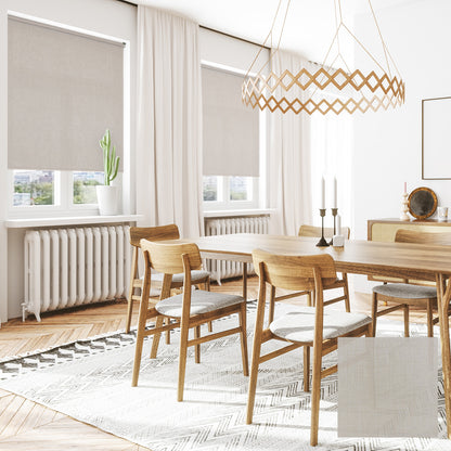 Sala 手動陽光面料捲簾 雲霧米 (Cloud Mist)