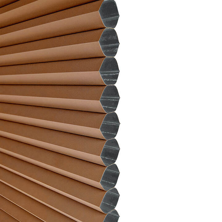 紅陶手提上下開合遮光蜂巢簾 (Terra Cotta)