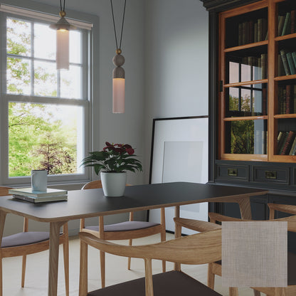 Sala 手動陽光面料捲簾 卡其麻 (Khaki Weave)