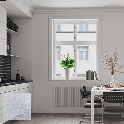 Mora 手動半透光捲簾 暮藍灰 (Moon Blue Grey)