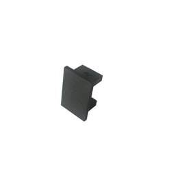 25.8x17mm 鋁製背軌用 插入式端蓋 - 黑色 (一對)