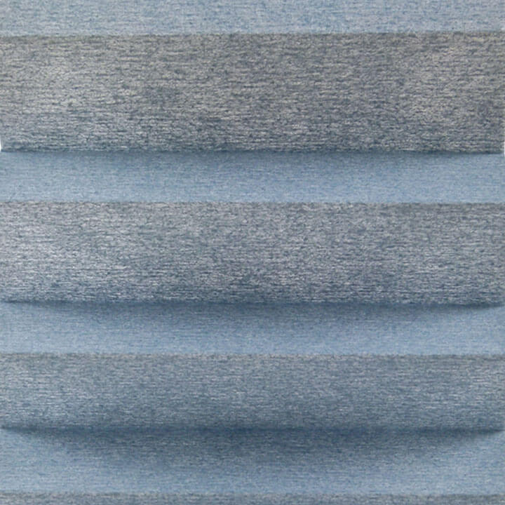 天藍標準型單循環半透光蜂巢簾 (Federal Blue)