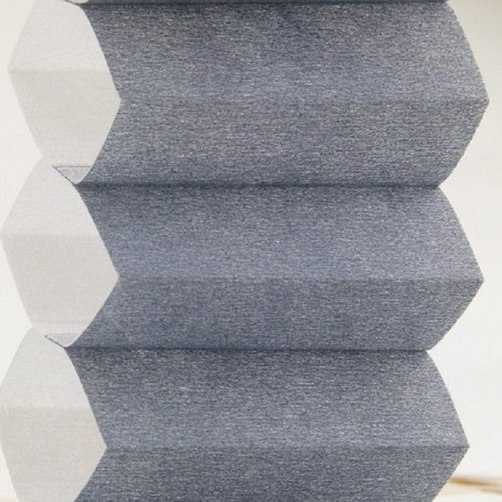 灰藍標準型單循環半透光蜂巢簾 (Royal Gray)