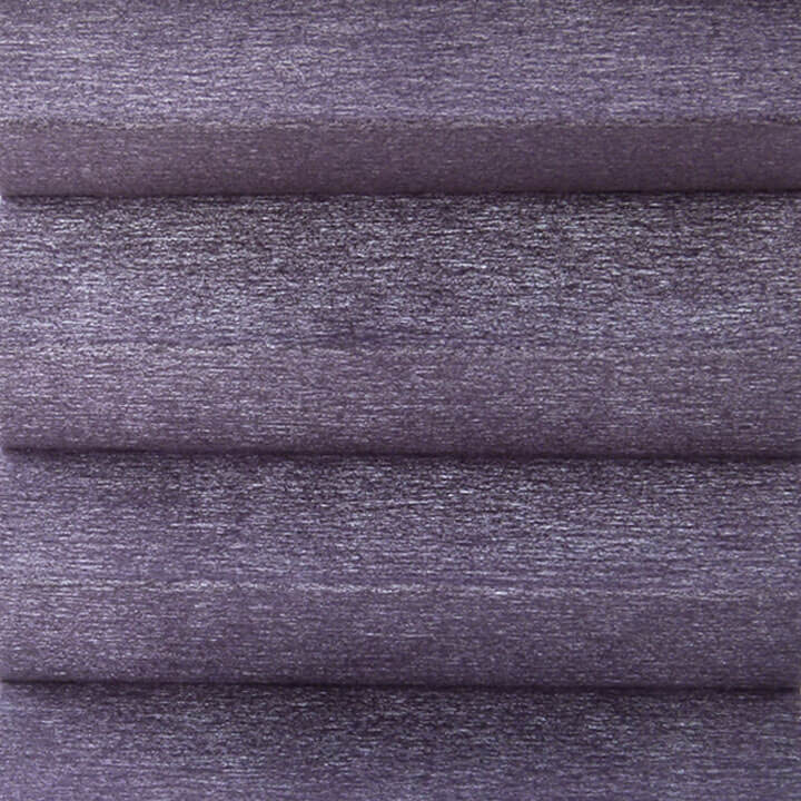 藍紫電動雙循環上下開合半透光蜂巢簾 (Royal Purple)