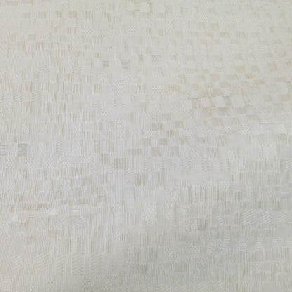 格紋遮光象牙白電動捲簾 (Hobro - Ivory)